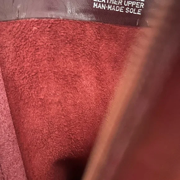 Franco Sarto Burgundy Heeled Boots - Picture 7 of 9